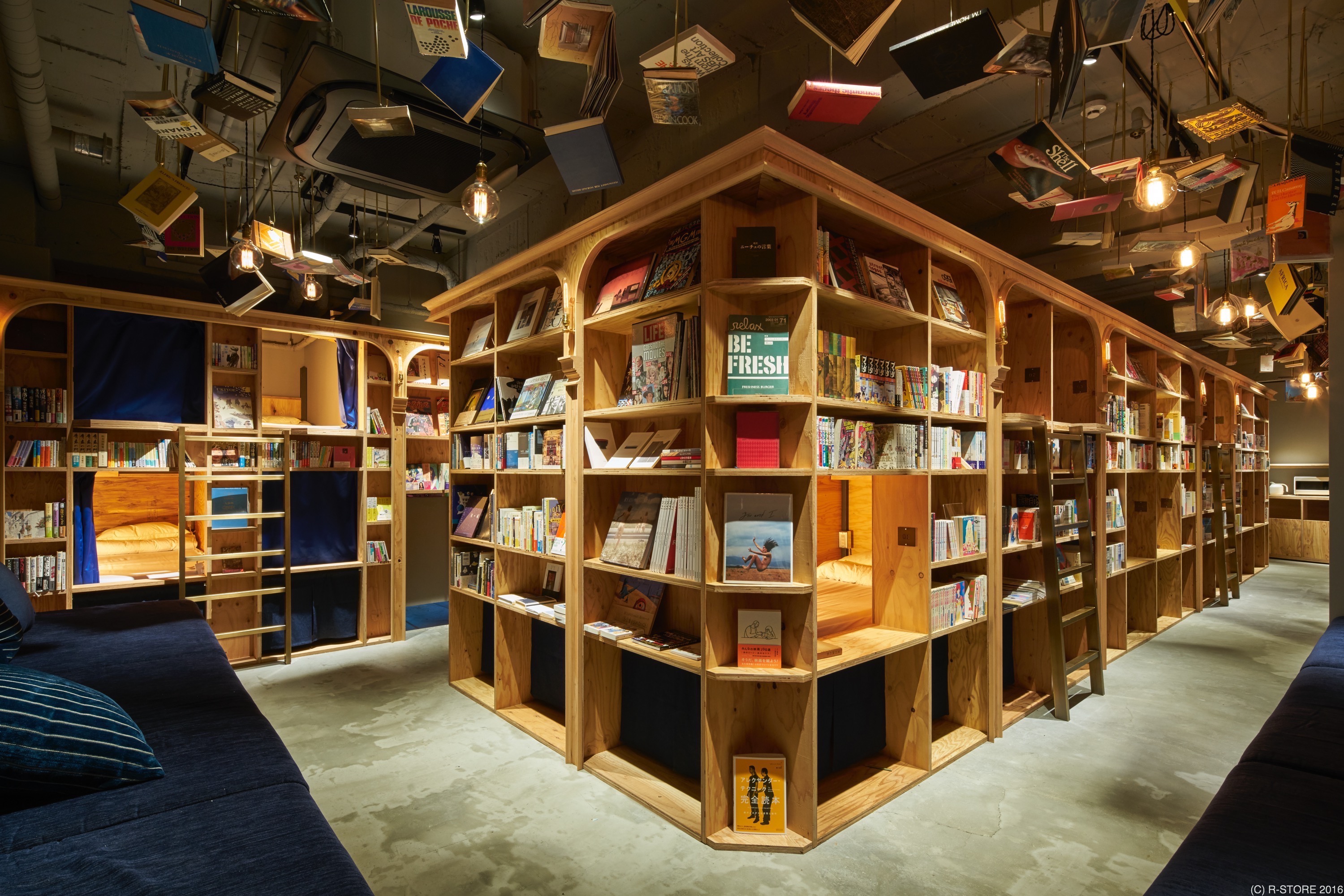 泊まれる本屋、BOOK AND BED TOKYO 京都店がデイタイム利用も開始
